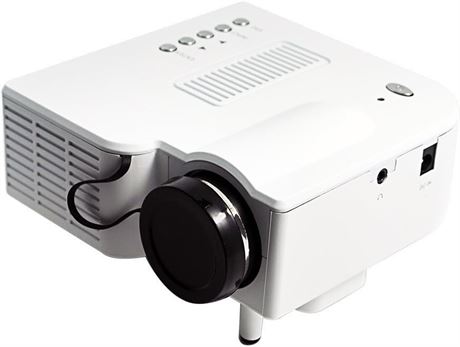 B1 LED LCD Mini Video Projector - DIY, White