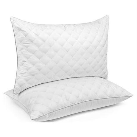 Queen Bed Pillows, Set of 2, 20x30 Inches