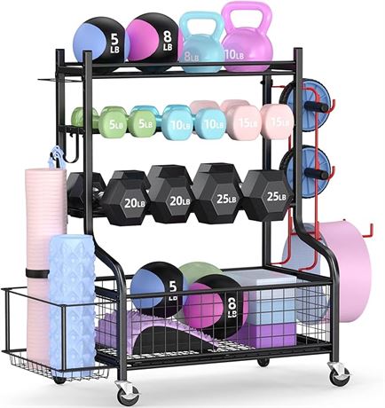 PLKOW Home Gym Storage Rack