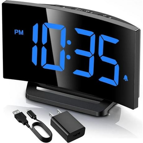 Mpow Alarm Clock, Large Numbers, 12/24H