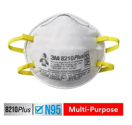 3M 20pk N95 Sanding & Fiberglass Safety Mask