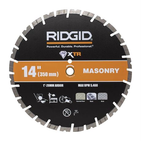 RIDGID 14 in. Masonry Diamond Blade