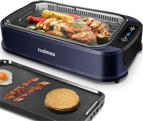 Indoor Grill Electric Grill Griddle CUSIMAX
