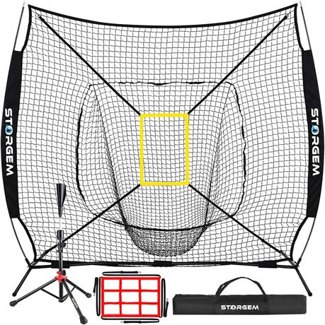 Storgem Baseball & Softball Net 7×7ft