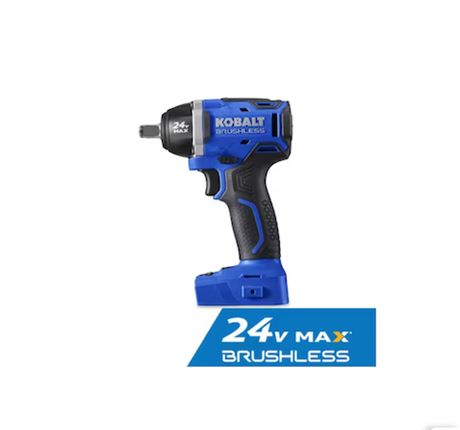 Kobalt 24-volt Max Variable Speed Brushless 1/4-in Drive Cordless Impact include