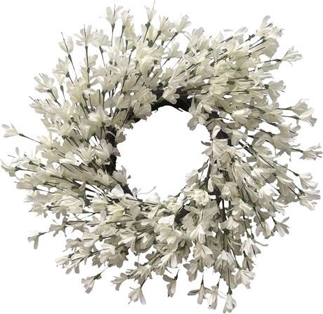 Forsythia Wreath 24 Inch - Door Decor