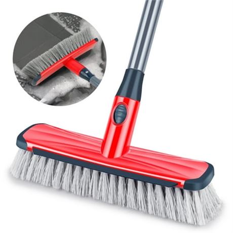 SUPTREE Floor Scrub Brush with Long Handle