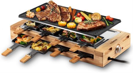 Indoor Grill, CUSIMAX Raclette Table Grill