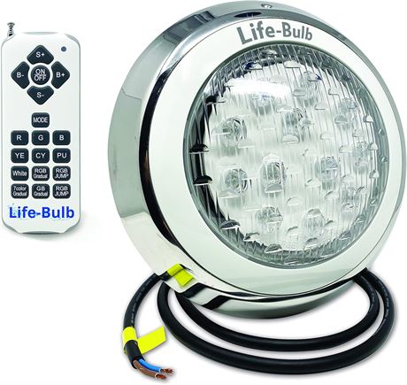 LED Wall Mount Pool Light 12V 60W, 75ft Cable