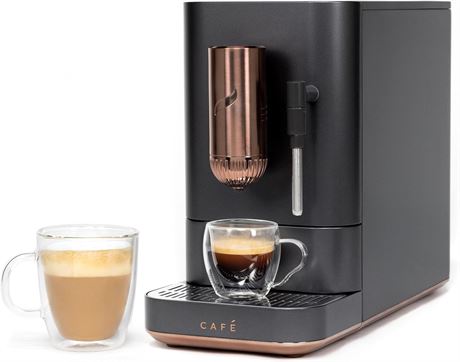 Matte Black Espresso Machine + Frother, 1.2L