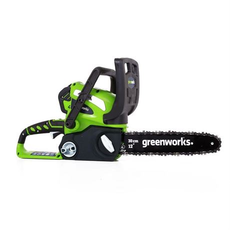 G-MAX 12 in. 40V Cordless Chainsaw w/ 2 Ah Battery