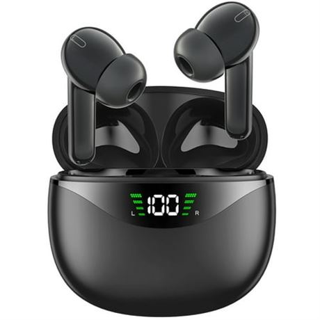 Wireless Earbuds, Bluetooth 5.1, 30Hrs Play