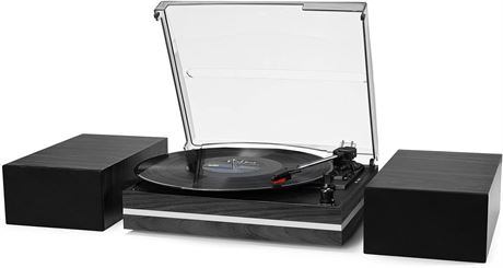 Record Player with External Speakers, 3-Speed