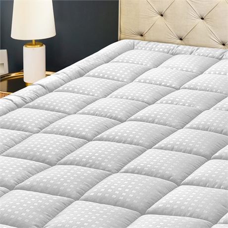 HYLEORY Queen Quilted Mattress Protector 8-21"