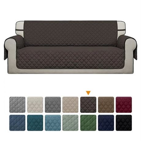 Sanmadrola Waterproof Sofa Cover, Brown