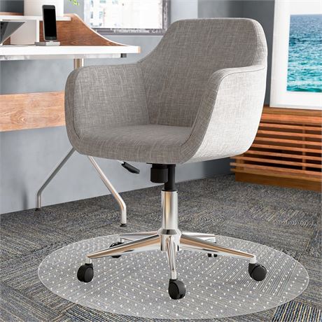 Labeta 36" Round Chair Mat for Carpets