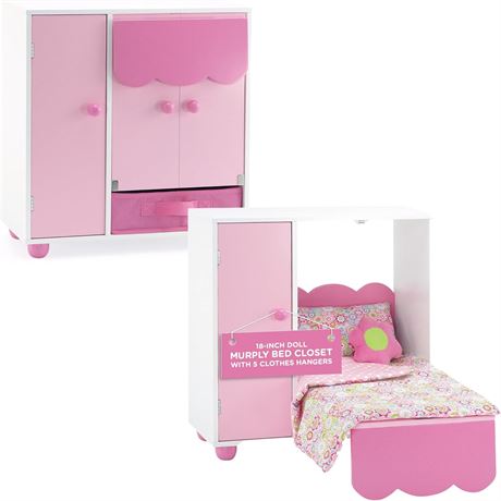 Emily Rose 18" Doll Furniture | Murphy Bed