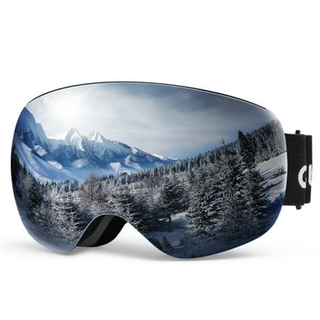 Ski/Snowboard Goggles, UV400, Anti Fog