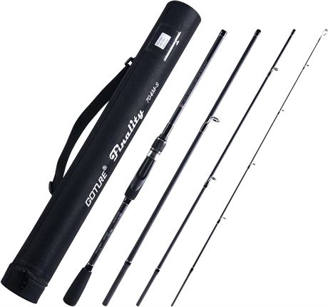 Goture Travel Fishing Rods, 4-Piece, 9ft