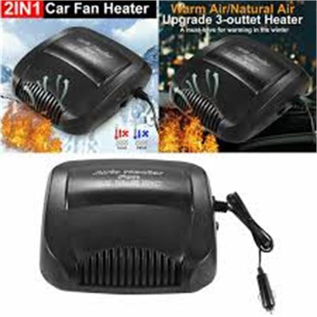 Paddsun Car Heater 14.5, Heating Fan Black