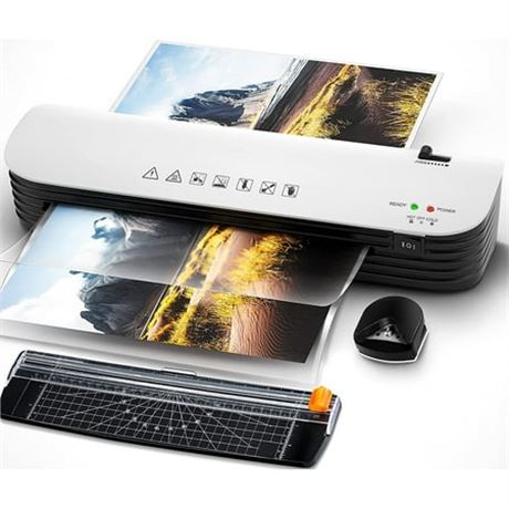 A4 4-in-1 Laminator, 9in Width (15 Pouches)