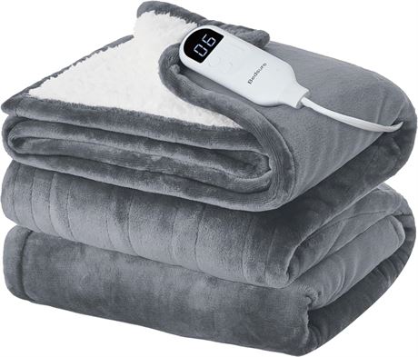 Bedsure Electric Blanket Full Size, Grey