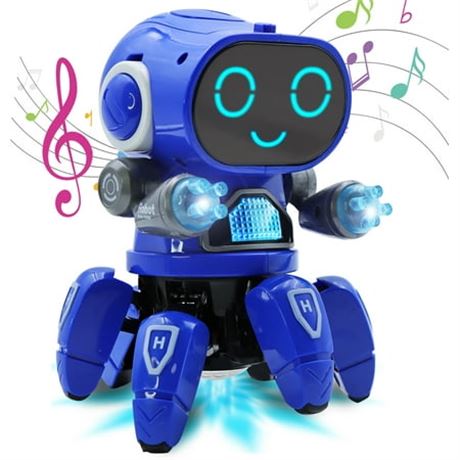 Lvelia Robot Toy, Dancing, Lights, Blue