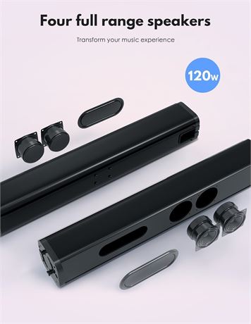 Puxinat 2 in 1 Sound Bars & Subwoofer